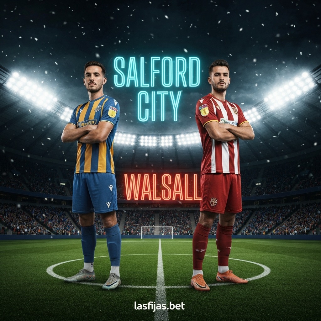 Salford City vs Walsall: Pronóstico y análisis | 2025/2026